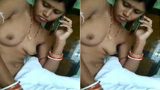 Desi Bhabhi's exclusive amateur video featuring oral and vaginal sex