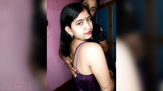 Desi bhabhi's big natural breasts get seduced in livecam video