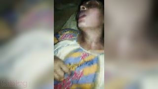 Desi housewife experiences intense pleasure from her husband's friend