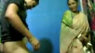 Lucky guy gets to fuck his friend's mom in a sari