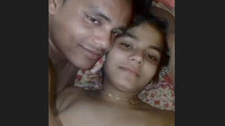 Passionate Indian couple's intimate rendezvous