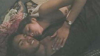 Part 4 of Indian couple's steamy romance and kissing session