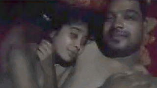 Desi couple indulges in passionate nighttime sex in the village