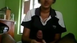 Homemade video of Indian teen masturbating with vibrator