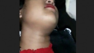 Beautiful teenage girl gives oral and has sex in a steamy video