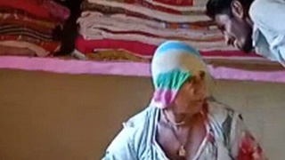 Rural hunk has sex with older woman in village