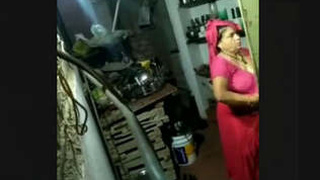 Desi Auntie's naughty roleplay with her husband