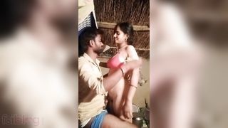 Indian guy films himself and partner in steamy sex session