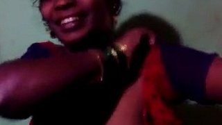 Watch a Tamil aunt get naughty in this steamy video