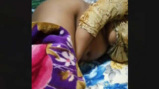 Aunty caught sleeping naked by someone