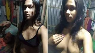 Cute Bangla girl flaunts her body in exclusive video