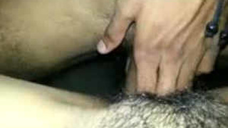 Sri Lankan teen with hairy pussy gets fucked by her boyfriend