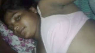 Indian teenager masturbates behind the wheel