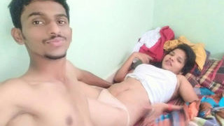 Desi couple's steamy video of fucking and making love