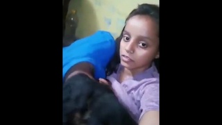 Indian teenagers have homemade sex in a steamy video