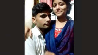 Desi couple's steamy sex tape with new cum leak