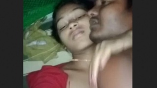 Cute couple gets naughty in the middle of the night