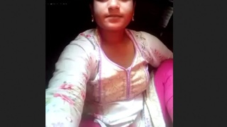 Watch a stunning village girl show off her fingers and pleasure herself