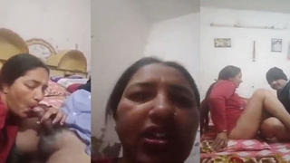 Desi village aunty has sex with her uncle on camera