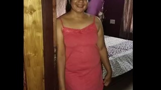 Wife's pussy recorded by husband in Mallu video