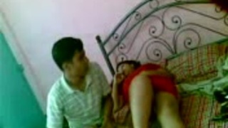 First-time Punjabi sister records her home sex with lover