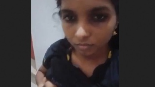 Small-breasted girl from Andhra Pradesh flaunts her body on camera