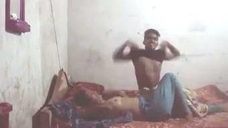 Bangladeshi girl strips and gets fucked on a bed