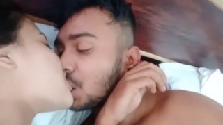 Young couple having passionate sex