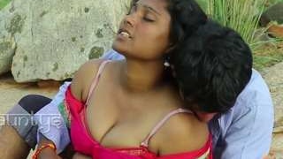 Hot Brazilian beauty shows off her big tits and belly button in a steamy video