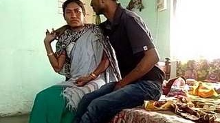Desi aunty gets down and dirty with her son's friend