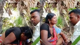 Bhabhi from the village gets wild in the open air in a video compilation