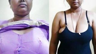 Big-boobed Desi Bhabhi in Tamil Porn Video