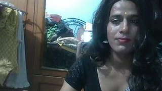 Transgender woman's repressed femininity on camera