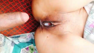 Indian couple's steamy outdoor sex in the jungle