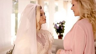Mature mother and daughter share intimate moments at wedding