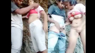 Desi lovers have sex outdoors, captured on camera