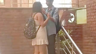 Couple from Delhi college shares a romantic outdoor experience