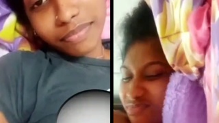 Slim girl's intense moans in hot sex video