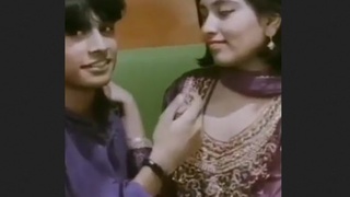 Indian couples share a passionate kiss in a steamy video