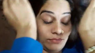 Sweet Desi's wife moans in pleasure while getting fucked