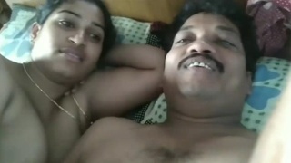 Horny Telugu couple indulges in passionate romance with lustful desires