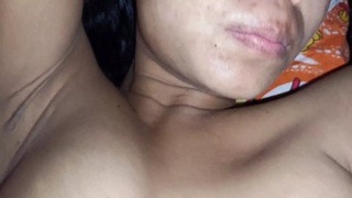 Indian wife's steamy video with a wild ride