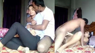Desi couple indulges in passionate sex in the village