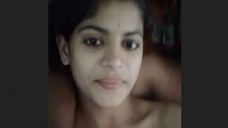 Indian babe Idika's intimate encounter with a naked lover