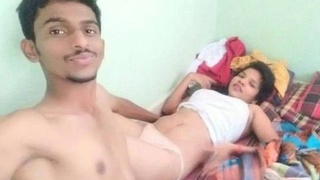 A passionate encounter between a young couple: Fucking and sucking