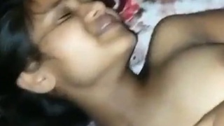 Shaved pussy of Guwahati girl enjoys rough sex with lover