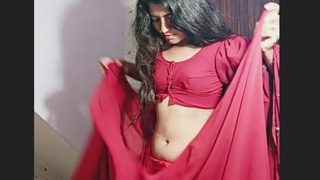 Enjoy the cute and sexy beauty of a Desi girl in HD